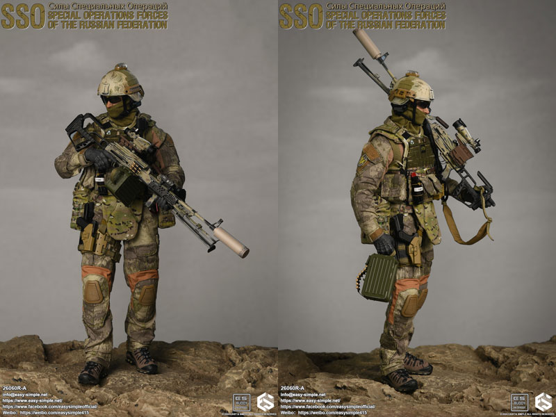 【EASY&SIMPLE】26060R-A Russian Special Operations Forces(SSO) ロシア連邦軍 特殊作戦軍 特殊部隊 1/6スケールミリタリーフィギュア