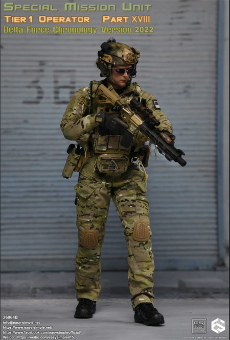 【EASY&SIMPLE】26064B Special Mission Unit Tier1 Operator Part XVIII Delta Force Chronology Version 2022