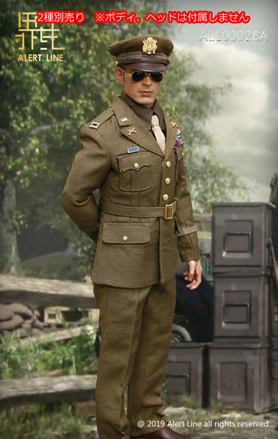 【AlertLine】AL100028 AB 1/6 WW2 U.S.Army Officer Uniform Suit アメリカ軍 オフィサー  装備セット 1/6スケール男性コスチューム