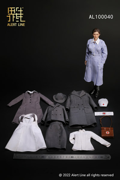 【AlertLine】AL100040 1/6 WW2 German Nurse 第二次大戦ドイツ軍 看護師 看護婦 1/6スケール女性フィギュア