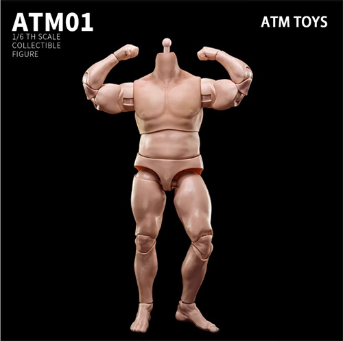 【ATM TOYS】ATM01 Upgraded Strong Version Male Body 1/6スケール 男性ボディ素体 デッサン人形