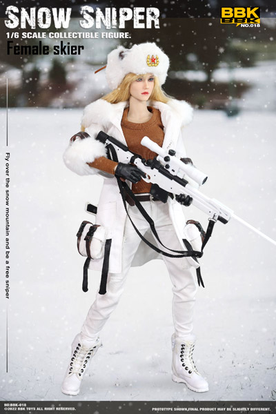 bbk】BBK018 1/6 Snow Sniper スノー・スナイパー スキーヤー 女性 