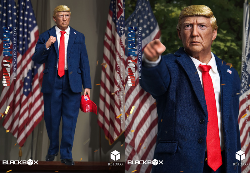 【BLACKBOXTOYS】BBT9033A ドナルド・トランプ アメリカ合衆国第47代大統領 1/6スケール男性フィギュア