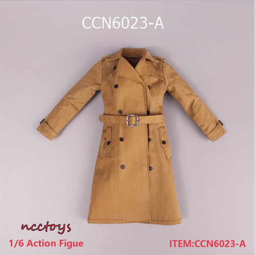 【NCCTOYS】CCN6023-A / CCN6023-B 1/6 Female Windbreaker Jacket 女性用ロングコート ジャケット トレンチコート