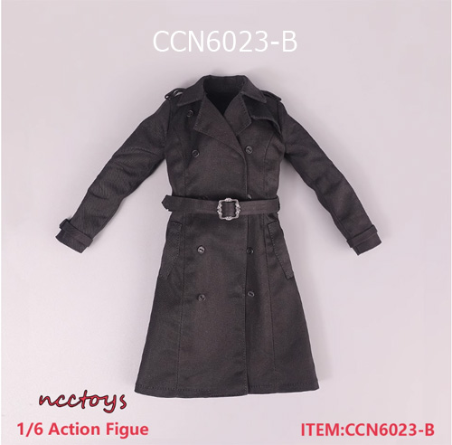 【NCCTOYS】CCN6023-A / CCN6023-B 1/6 Female Windbreaker Jacket 女性用ロングコート ジャケット トレンチコート