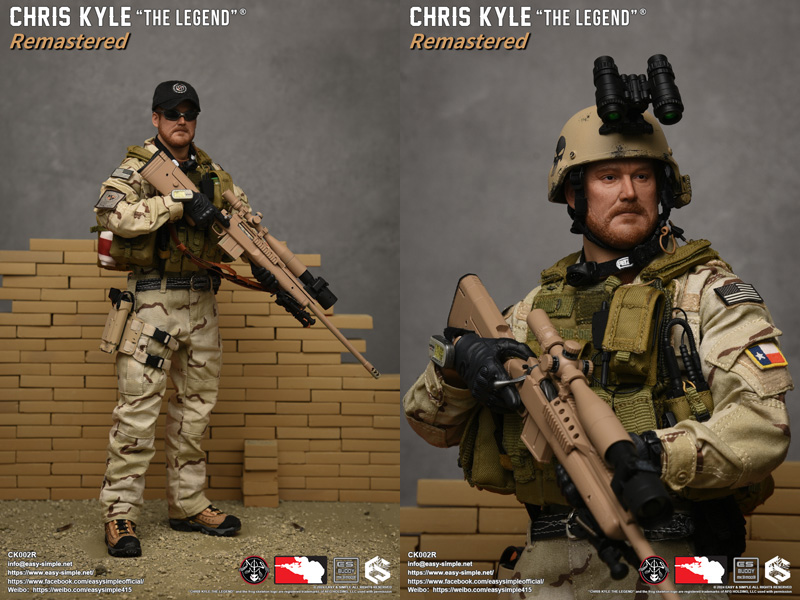 【EASY&SIMPLE】BlackOpsToys X Easy&Simple CK002R Chris Kyle 