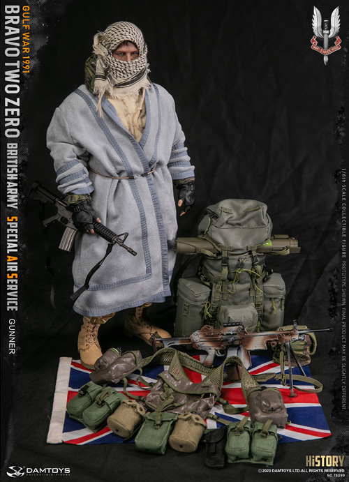 【DAM】No.78099 1/6 Bravo Two Zero British Army Special Air Service (SAS) Gunner イギリス陸軍