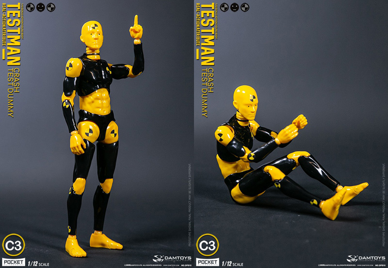 【DAM】DPS10 1/12 SCALE ACTION FIGURE “TESTMAN C3” テストマンC