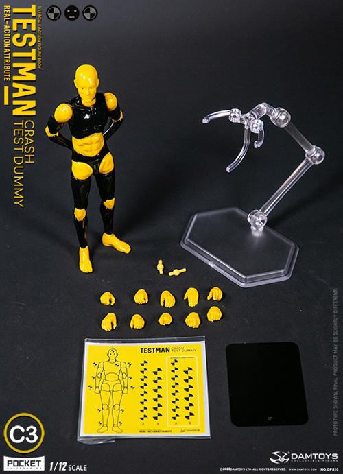 【DAM】DPS10 1/12 SCALE ACTION FIGURE “TESTMAN C3” テストマンC3