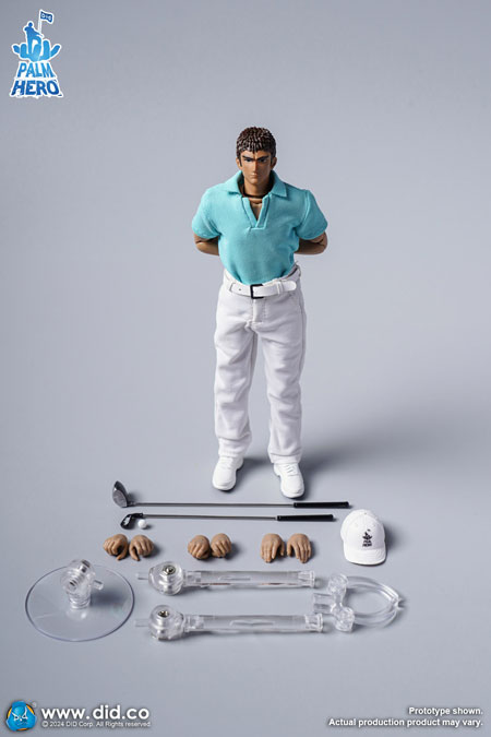 【DID】SF80005 1/12 Palm Simple Fun Series - The Golfer ゴルファー ゴルフ 男性ボディ素体 デッサン人形 ヘッド付