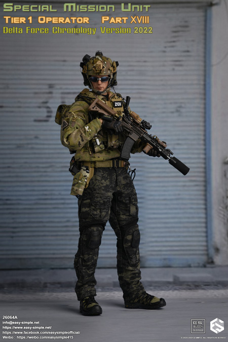 【EASY&SIMPLE】26064A Special Mission Unit Tier1 Operator Part XVIII Delta Force Chronology Version 2022