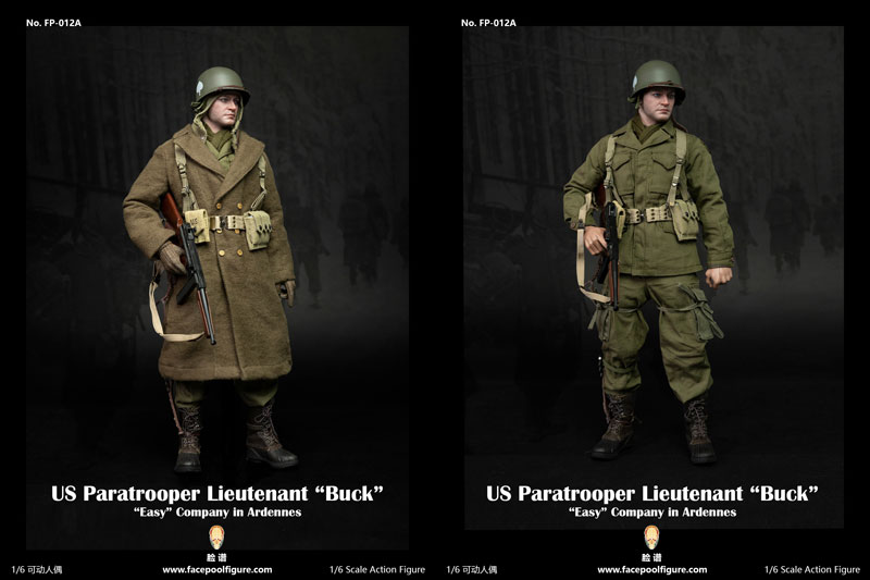 【Facepoolfigure】FP012A 1/6 US Paratrooper Lieutenant “Buck” Winter Uniform　WW2アメリカ軍 空挺部隊 中尉 バック
