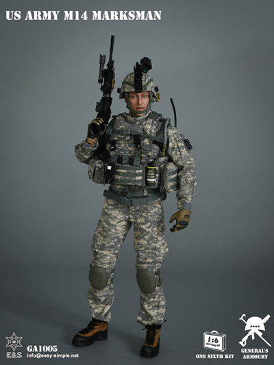 【General's Armoury】GA1005 US ARMY MK14 MARKSMAN アメリカ陸軍 マークスマン  1/6スケールミリタリーフィギュア