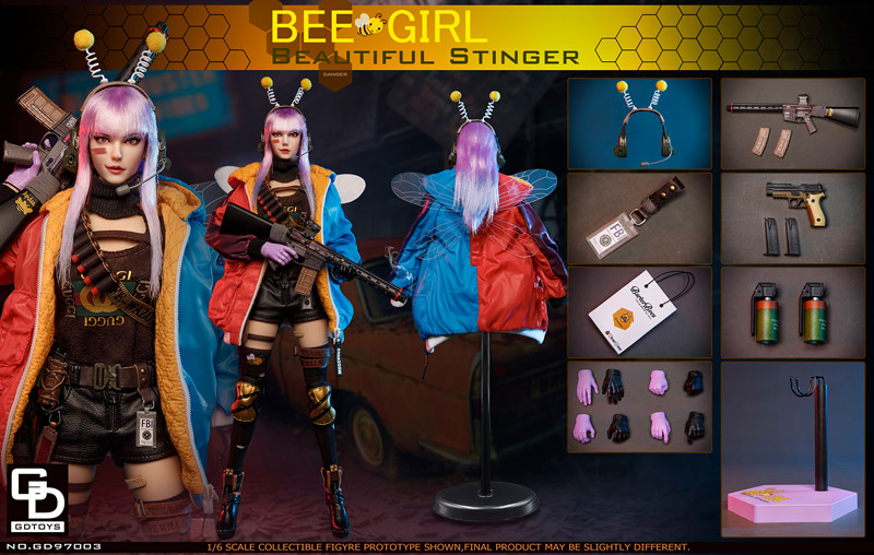 【GDTOYS】GD97003 1/6 BEE GIRL 蜂娘 ビーガール ビューティフル・スティンガー 1/6スケール女性ドールフィギュア