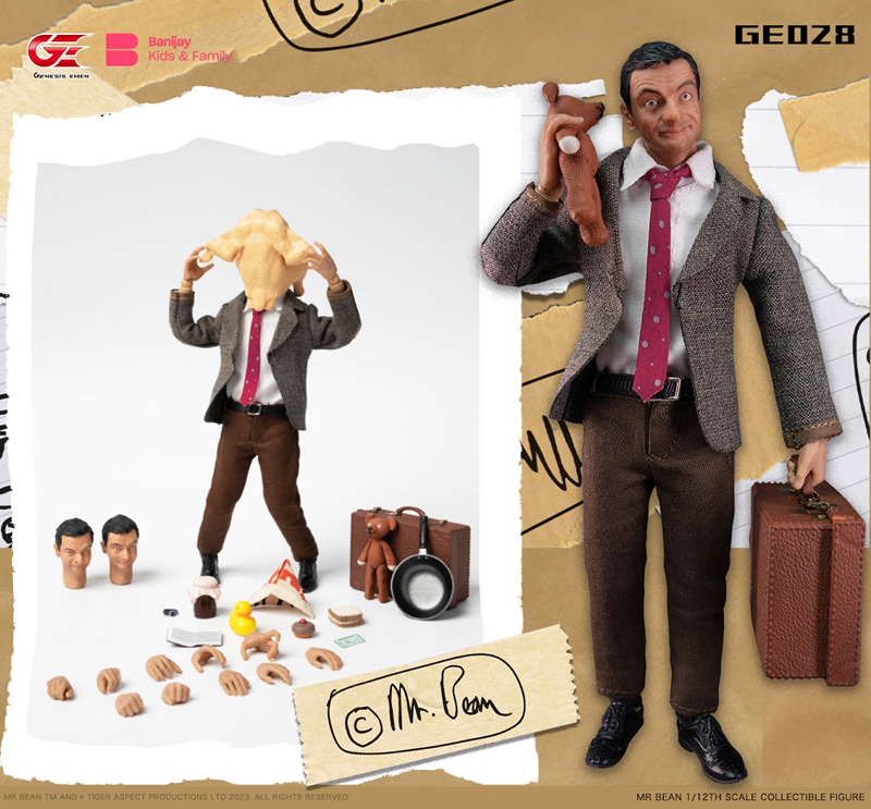 【Genesis Emen】GE028 1/12 Scale Mr. Bean Realistic Figure Mr.ビーン ミスター・ビーン 1/12スケールフィギュア