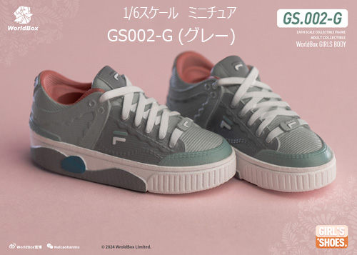 【WorldBox】GS002-R / GS002-G / GS002-W Girl's Shoes 女性ドール用シューズ 1/6スケール 女性用シューズ