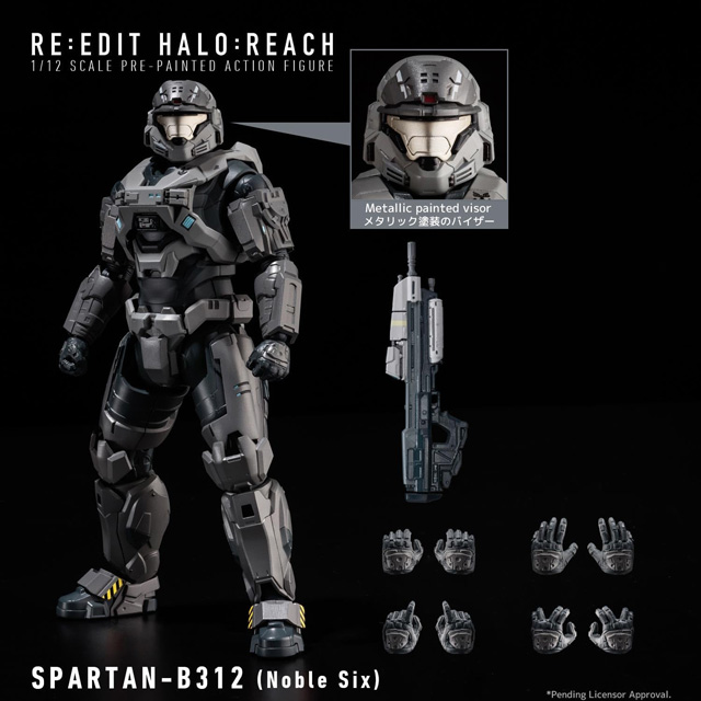 【1000toys】RE：EDIT HALO： REACH 1/12 SCALE SPARTAN-B312 (Noble Six)