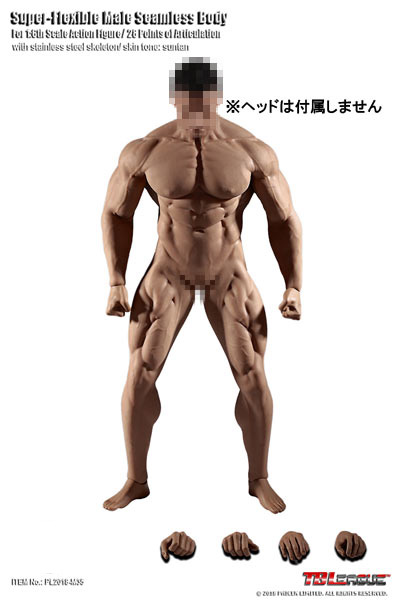 【TBLeague】PL2018-M35 male super flexible seamless body with metal skeleton TBリーグ