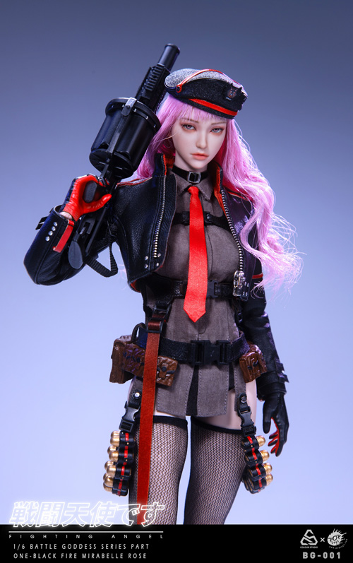 【POPtoys】BG-001 POPTOYS x COLOUR STUDIO 1/6 Battle Angel Series PartOne Black Fire Mirabelle Rose