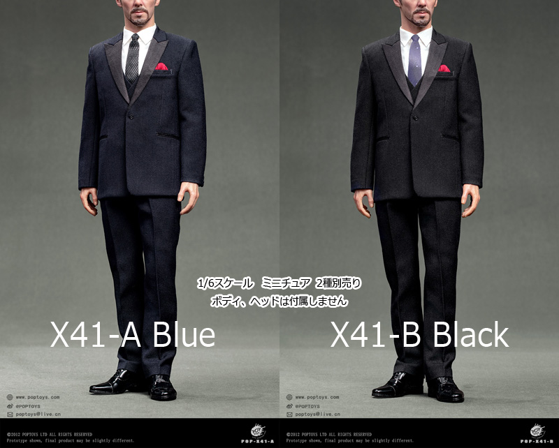 【POPtoys】X41 A/B Men’s Suit Dr Western-style suit Two colors