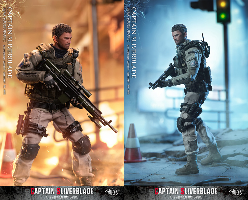 【The Patriot studio】Patriot studio-002B 1/12 Captain Sliverblade Bsaa Sou(Europe) Deluxe Version