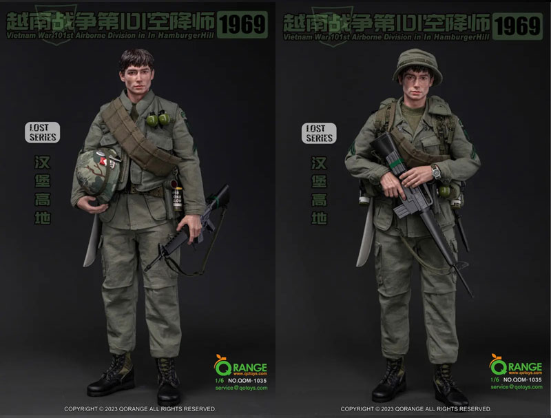 【QORANGE QOTOYS】QOM-1035 1/6 Vietnam War 101st Airborne Division ベトナム戦争 アメリカ陸軍 第101空挺師団 ハンバーガーヒル 1969