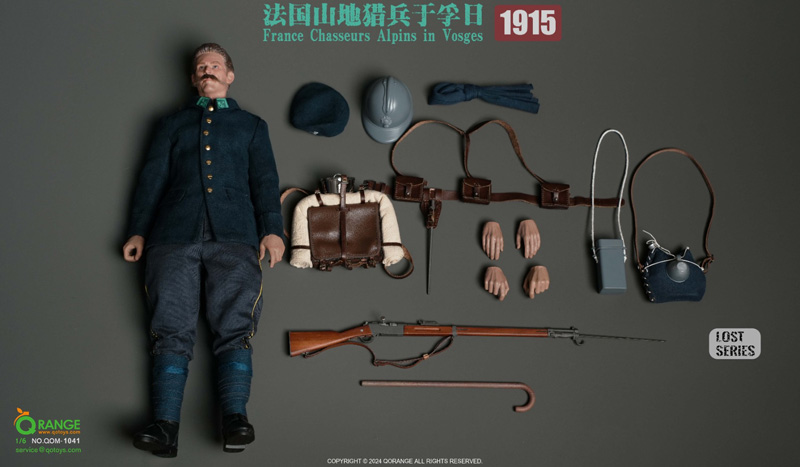 【QORANGE QOTOYS】QOM-1041 1/6 France Chasseurs Alpins in Vosges 1915 第一次世界大戦 フランス陸軍