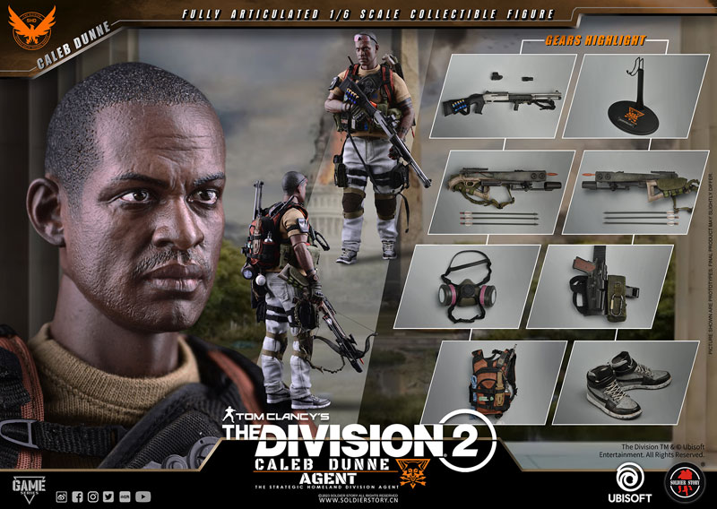 Soldier Story】SSG-008 1/6 Ubisoft The Division 2 Agent Caleb Dunne ディビジョン2  エージェント カレブ・ダン 1/6スケールフィギュア