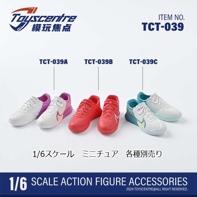 【TOYSCENTRE】TCT-039 A/B Women's sports shoes 女性ドール用スポーツシューズ スニーカー 1/6スケール 女性用シューズ