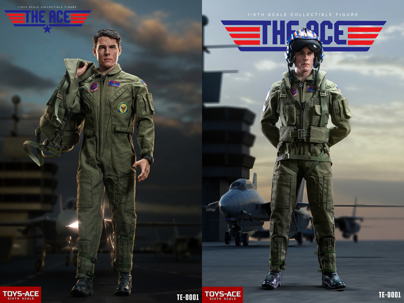 【TOYS ACE】TE-0001 1/6 The Ace Figure アメリカ海軍 艦上戦闘機F-14 エースパイロット 1/6スケール男性フィギュア