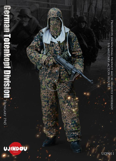 【UJINDOU】UD9011 1/6 WW2 German Totenkopf Division Hungary 1945 WW2ドイツ軍 武装親衛隊 トーテンコップ ハンガリー1945