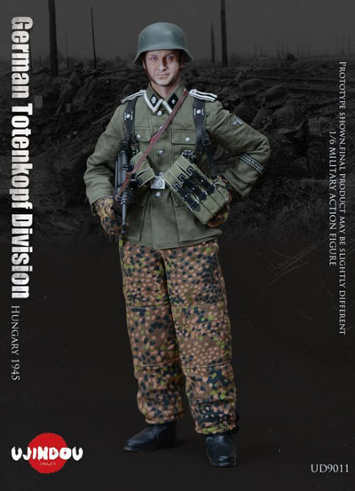 【UJINDOU】UD9011 1/6 WW2 German Totenkopf Division Hungary 1945 WW2ドイツ軍 武装親衛隊 トーテンコップ ハンガリー1945