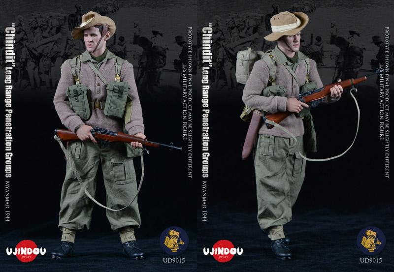 【UJINDOU】UD9015 1/6 WW2 Chindit Long Range Penetration Groups Myanmar 1944 WW2 イギリス領インド軍特殊部隊 チンディット