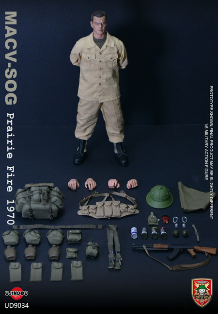 【UJINDOU】UD9034 1/6 MACV-SOG Prairie Fire 1970 アメリカ軍 特殊部隊