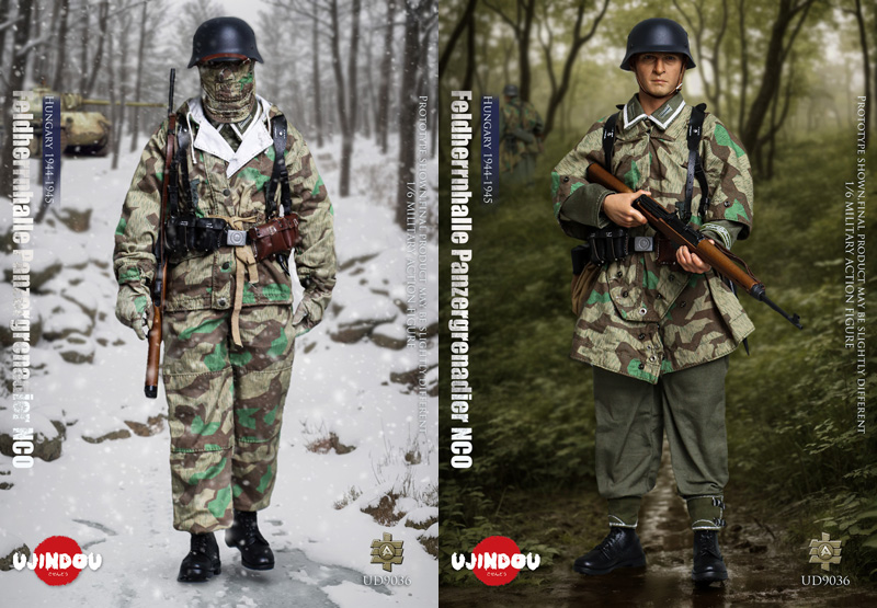 【UJINDOU】UD9036 1/6 WW2 Feldherrnhalle Panzergrenadier NCO 1944-1945