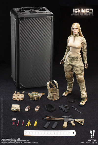 VeryCool】VCF2037B 1/6 A-TACS FG Double Women Soldier - JENNER （B