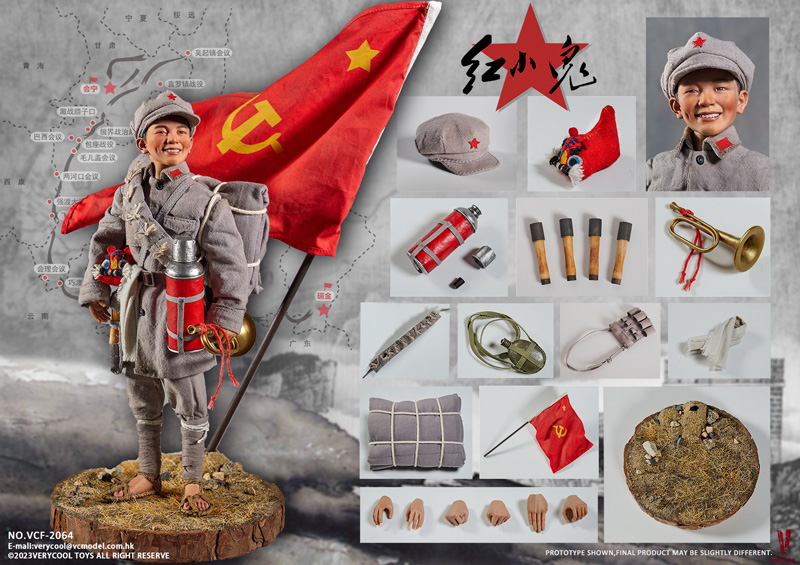 【VeryCool】VCF-2064 Long march- Little Red Army リトル・レッド・アーミー 1/6スケール少年アクションフィギュア