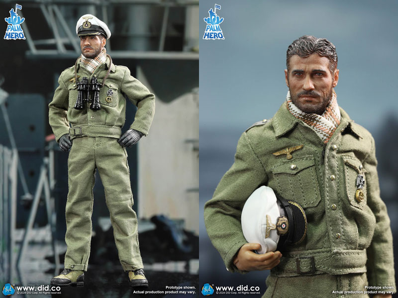 【DID】XD80026 1/12 WW2 German U-Boat Commander - Lehmann WW2 ドイツ軍 Uボート 潜水艦 艦長 レーマン