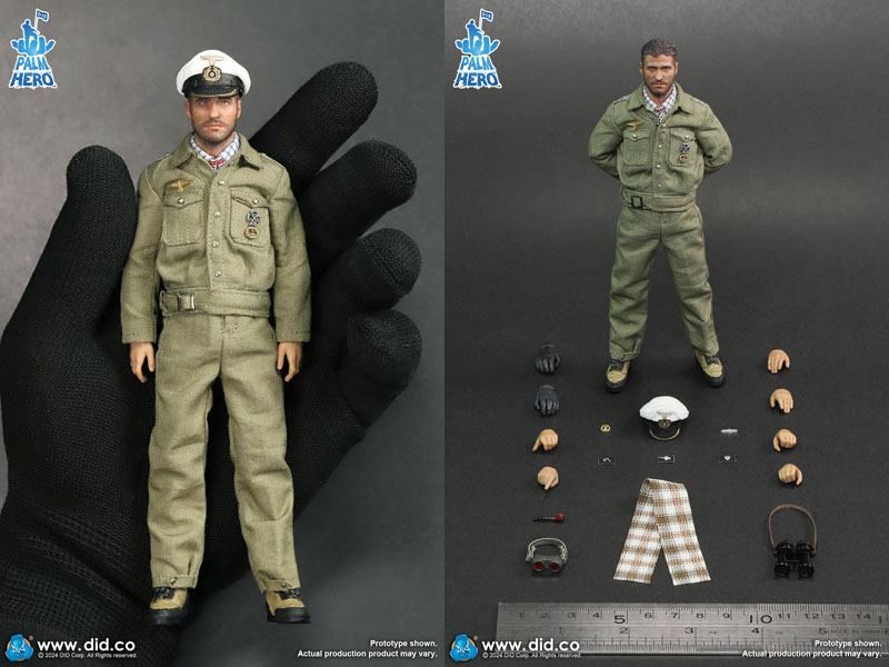 【DID】XD80026 1/12 WW2 German U-Boat Commander - Lehmann WW2 ドイツ軍 Uボート 潜水艦 艦長 レーマン