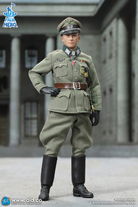 【DID】XD80027 1/12 WW2 German Panzer Commander-Otto Carius WW2ドイツ軍 戦車長 オットー・カリウス