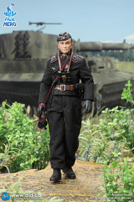 【DID】XD80027 1/12 WW2 German Panzer Commander-Otto Carius WW2ドイツ軍 戦車長 オットー・カリウス