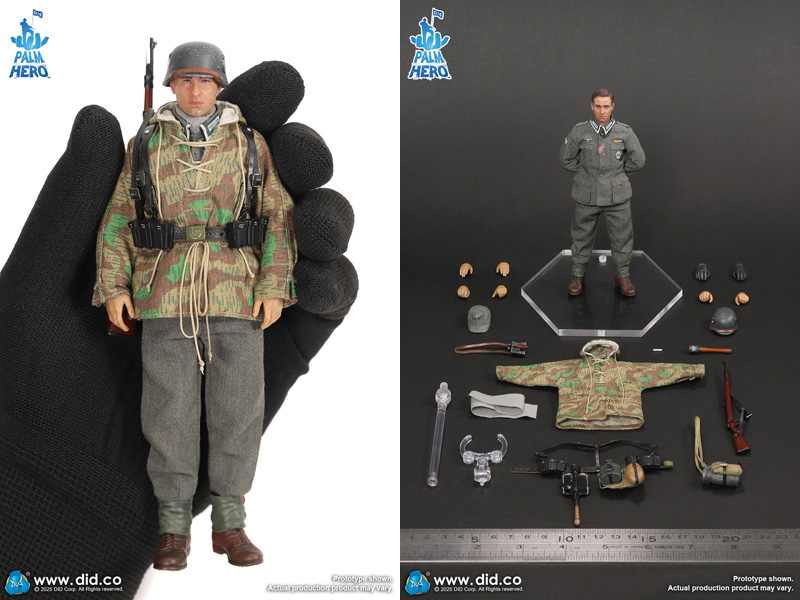 【DID】XD80029 1/12 WW2 German WH infantry Unteroffizier - Freid WW2ドイツ陸軍 伍長 1/12スケールアクションフィギュア