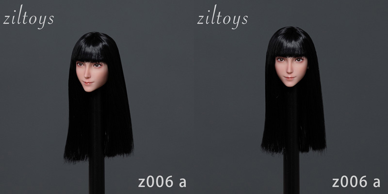 【Ziltoys】Z006 1/6 Beauty Headsculpt 1/6スケール 植毛 女性ヘッド