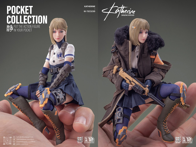 【i8TOYS】i8-72C323S 1/12 KATHERINE Serene Hound Troop キャサリン シレーヌ・ハウンド 豪華版 1/12スケール女性フィギュア