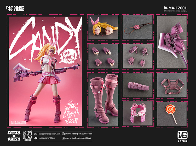 【i8TOYS】i8-MA-CZ001 1/6 Candy Standard version キャンディー スタンダード版 1/6スケール女性フィギュア