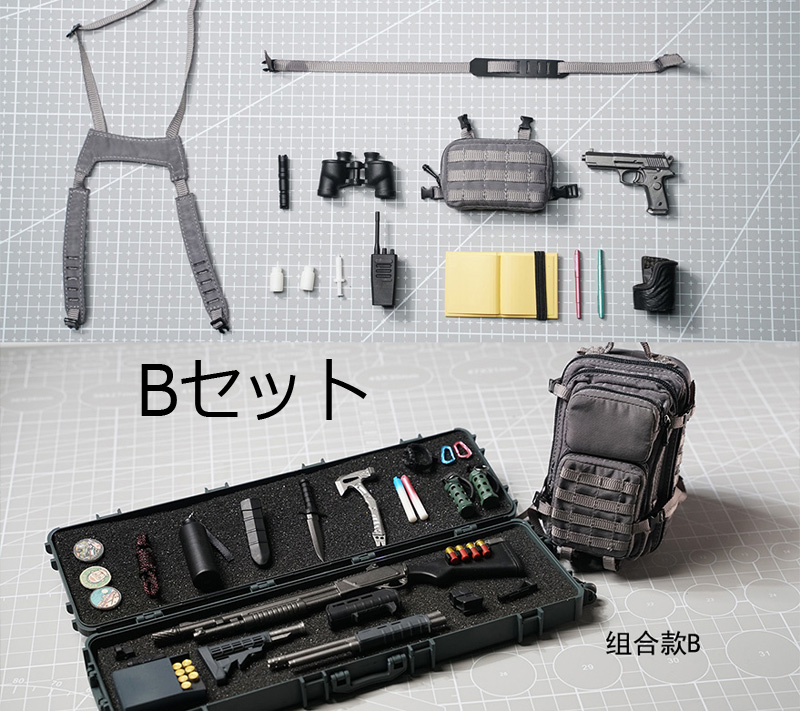 【i-bag】i-b04+i-b05 1/6 Mil-Tec Military Patrol Molle Assault Pack Tactical Combat Backpack