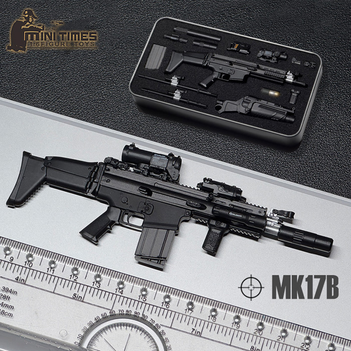 【MiniTimesToys】MT-MK16A/B / MT-MK17A/B ライフル銃 1/6スケール アサルトライフル 4種別売り