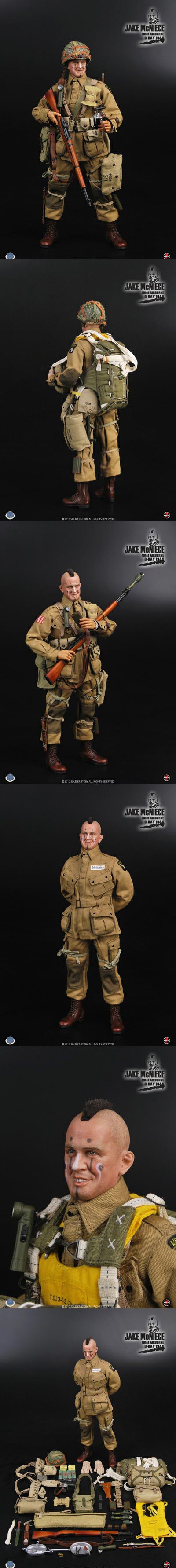 【Soldier Story】1/6 WW.II : JAKE McNIECE 101st AIRBORNE D-DAY 1944